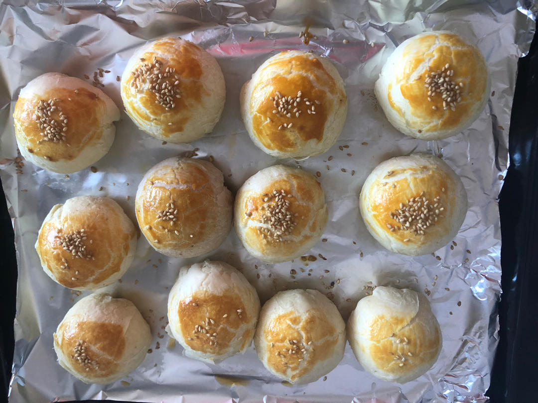 7天还酥掉渣的蛋黄酥（黄油版、猪油版）