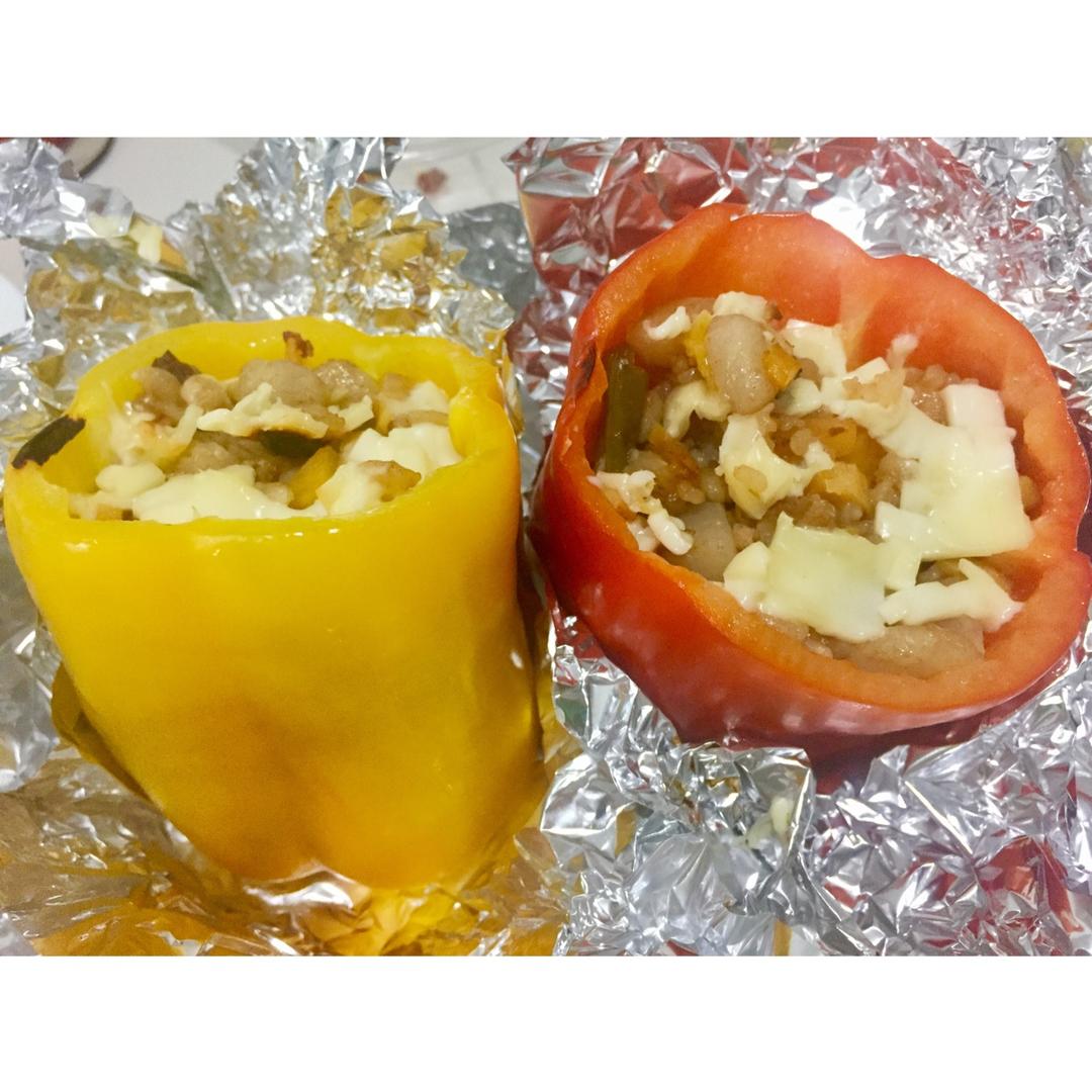 彩椒焗饭