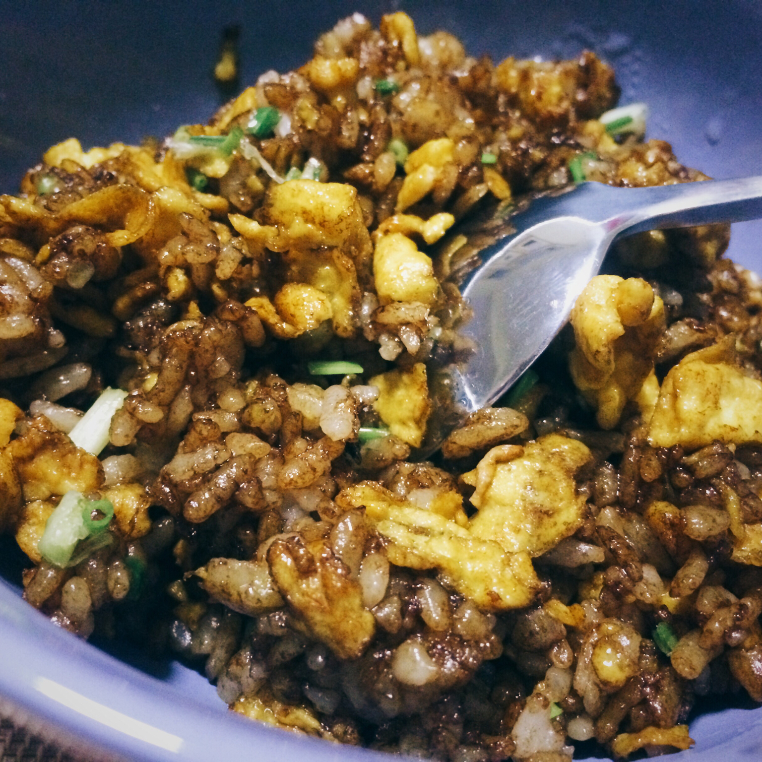 傻瓜版酱油炒饭
