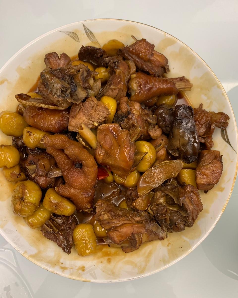 板栗烧鸡块
