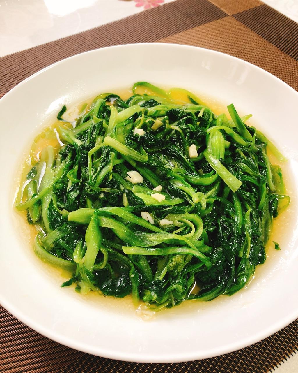 蒜蓉鸡毛菜