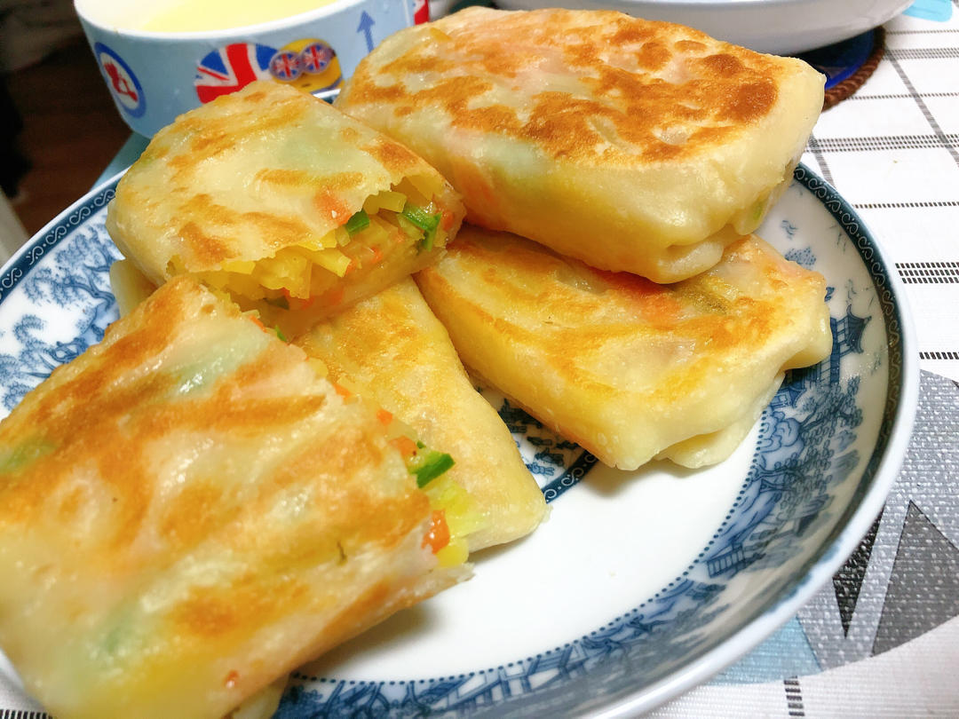 家庭版土豆丝卷饼