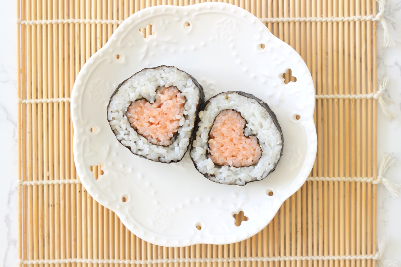 造型寿司❥送你一颗心❤的做法