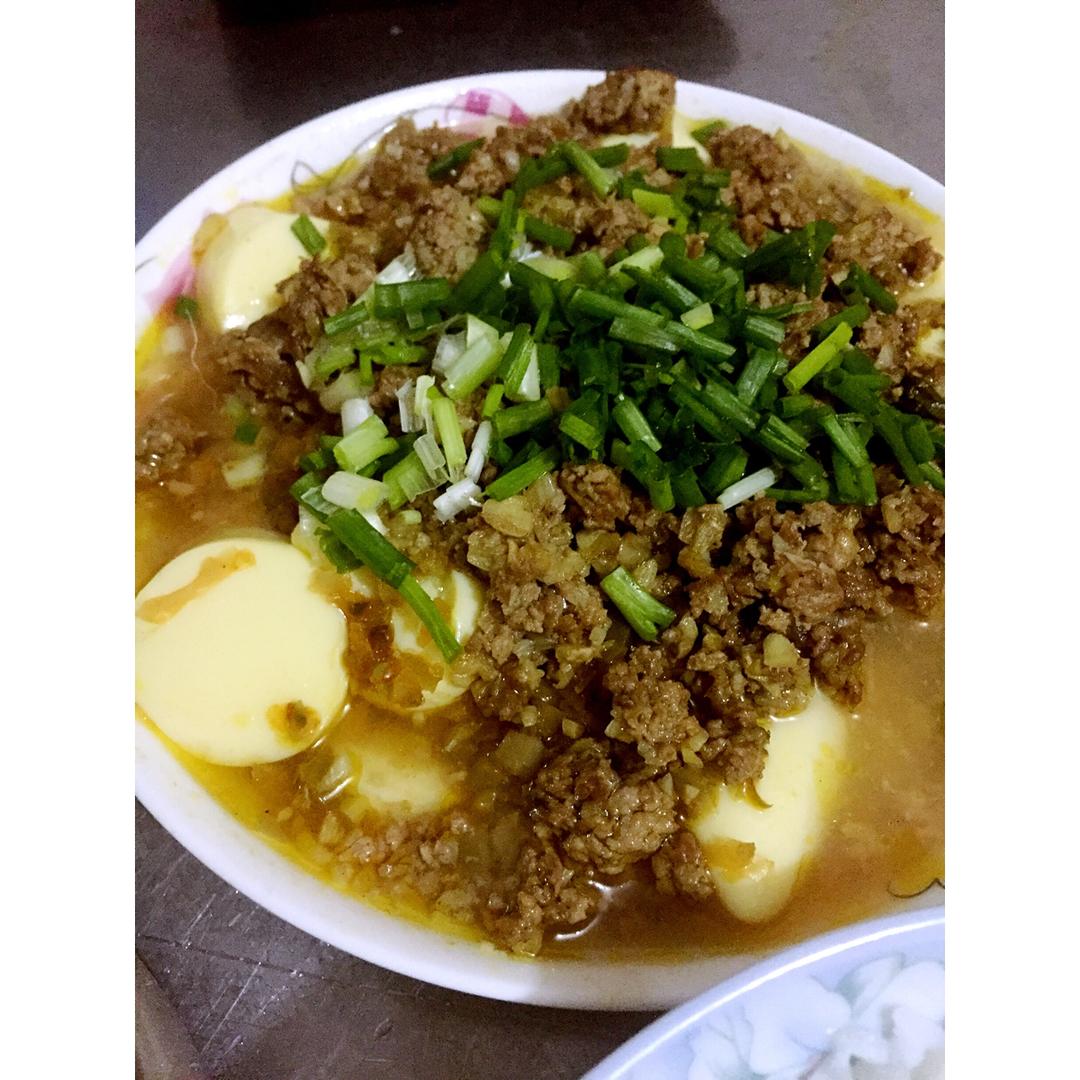 肉末蒸豆腐