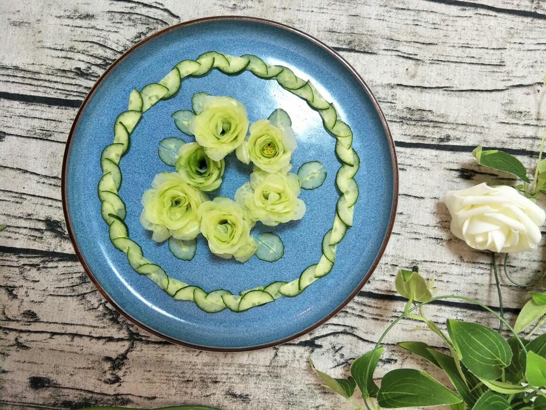 黃瓜围边(创意小盘饰の十七)