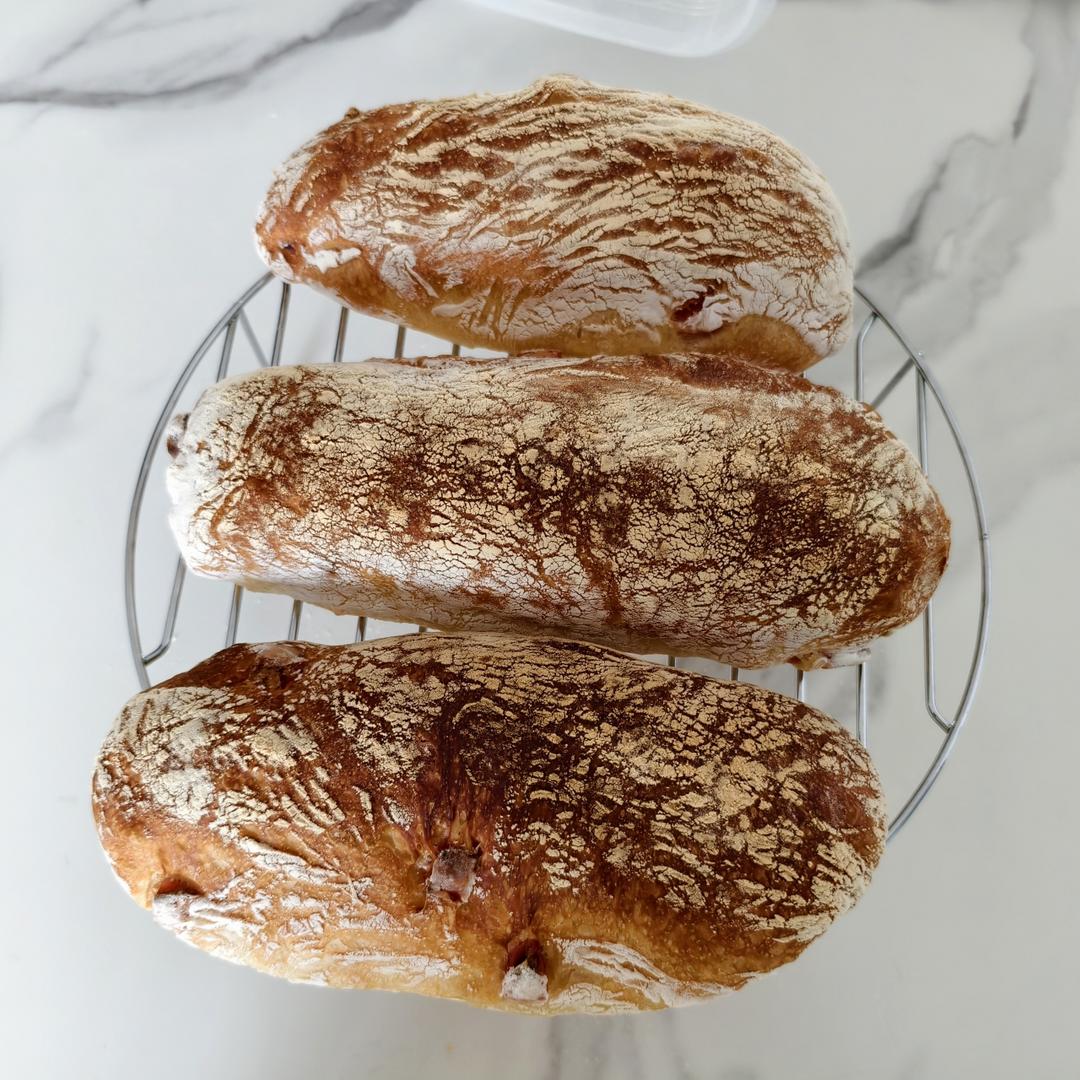 不用揉面的面包~意大利恰巴塔