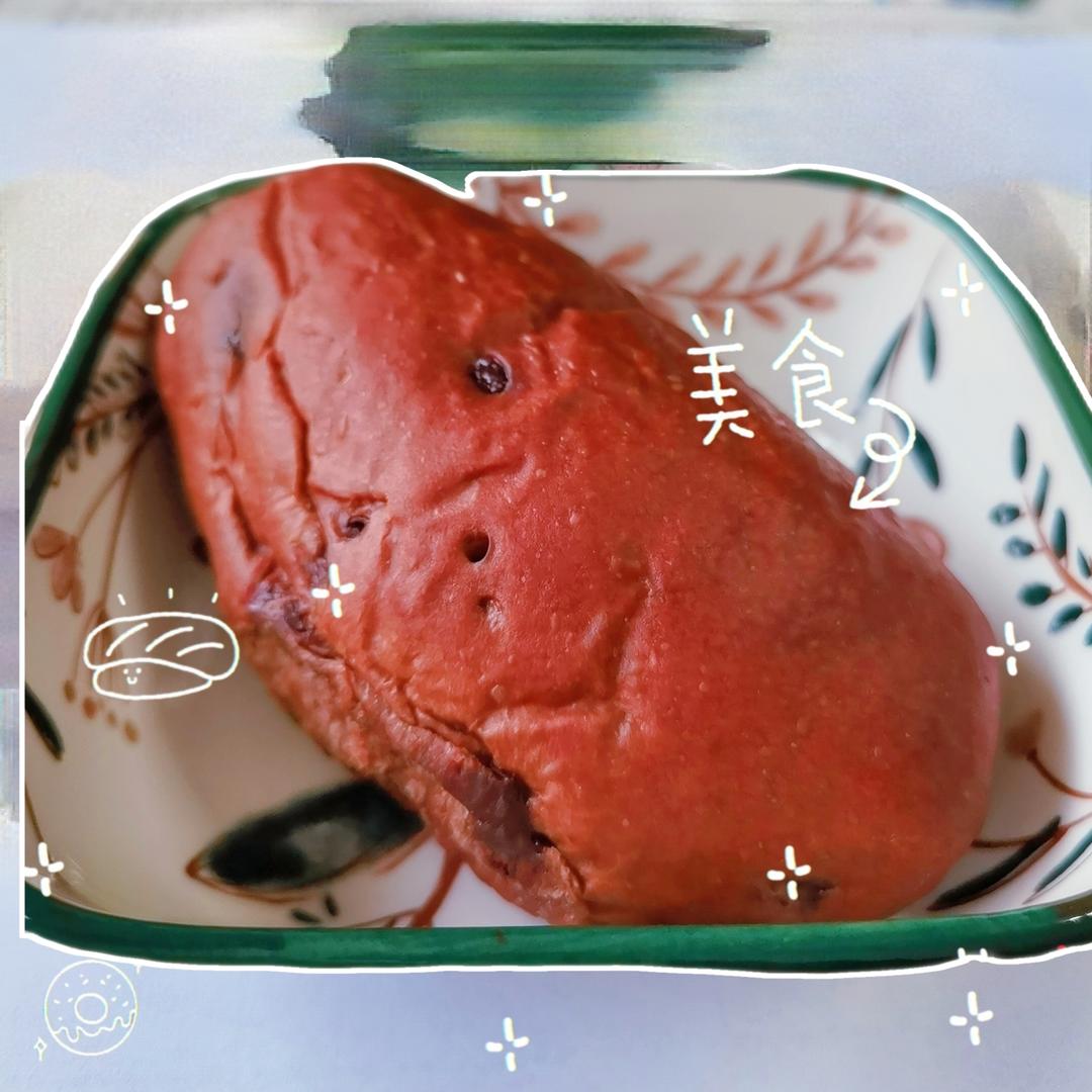 轻松手揉可可软欧包（水合法、低温发酵、麻薯核桃）