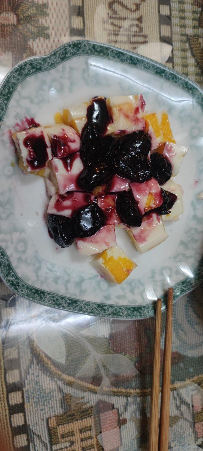 芒果酸奶牛奶布丁🍮