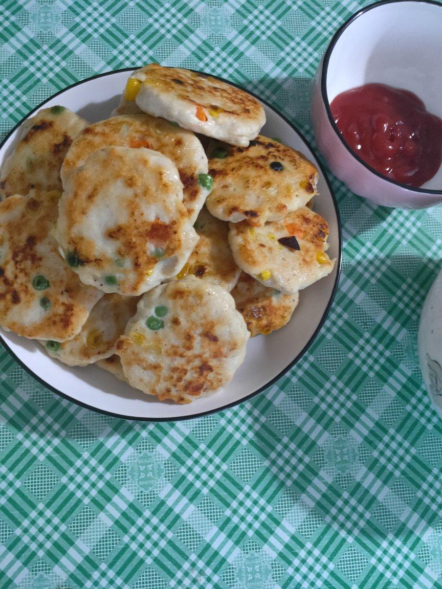 减肥餐低脂鸡胸肉饼