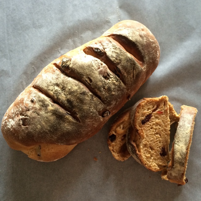 蔓越莓全麦黑糖面包