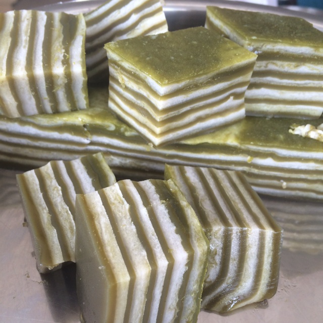 抹茶椰汁糕