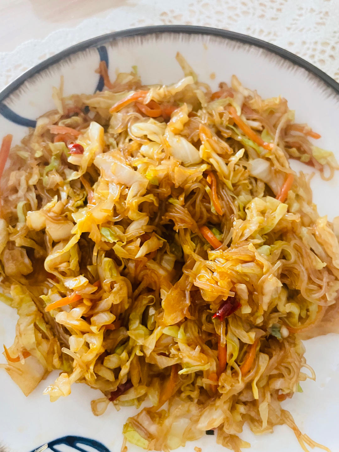 包菜粉丝（粉丝炒包菜）