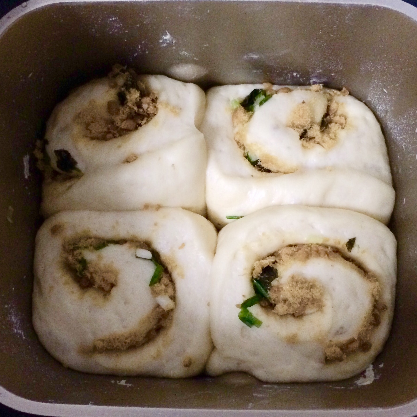 葱花肉松吐司-松下/panasonic面包机版