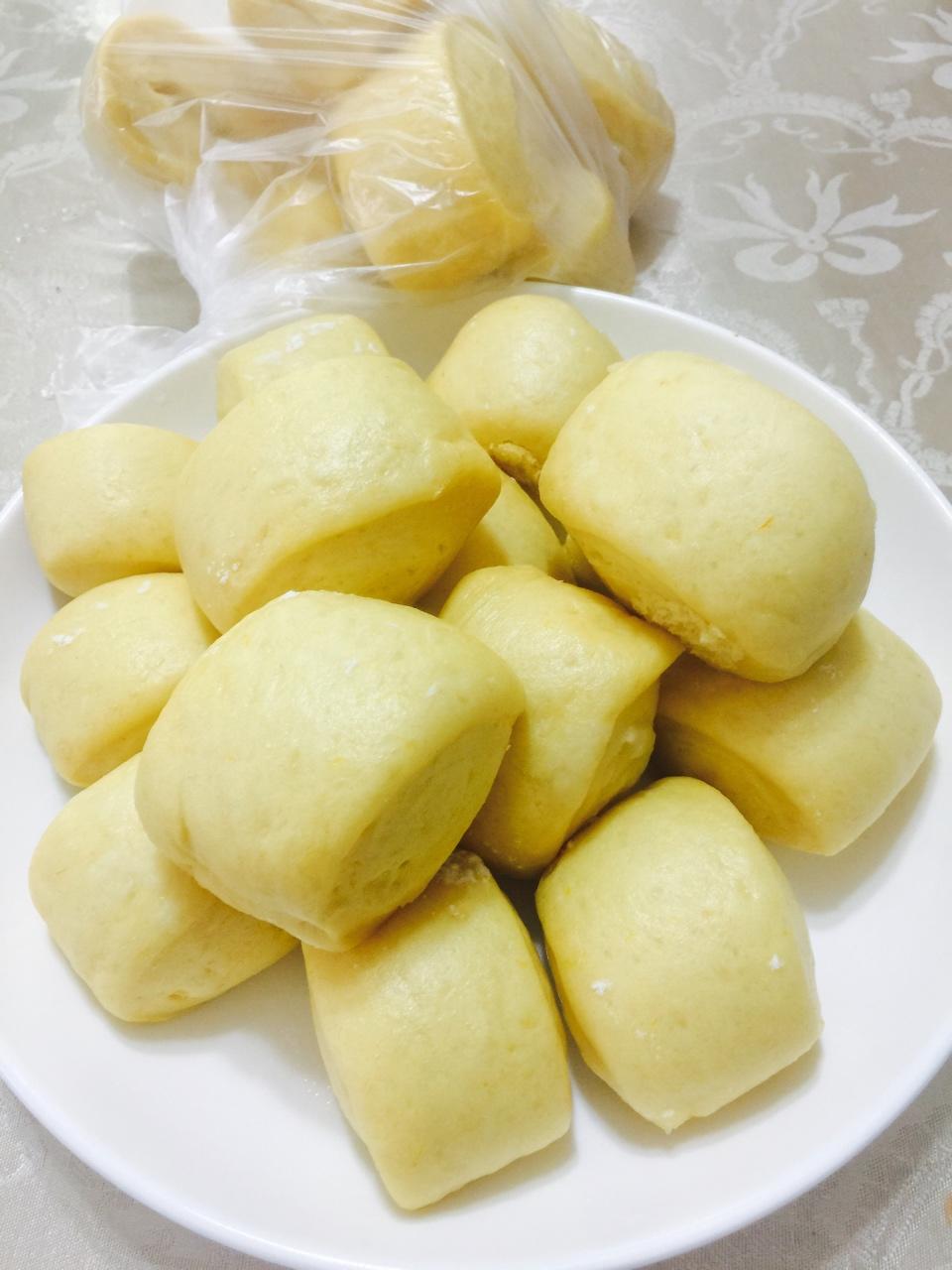 南瓜鲜奶刀切馒头{宝宝也喜欢步骤图超多超级详细版}