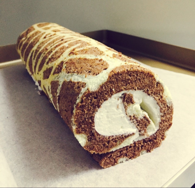 超萌长颈鹿蛋糕卷