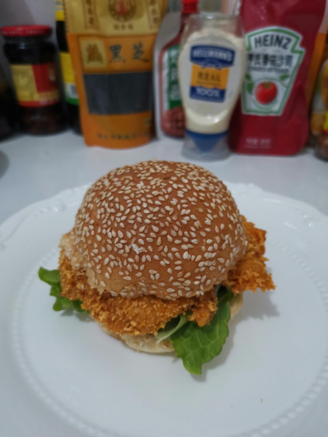 鸡腿汉堡