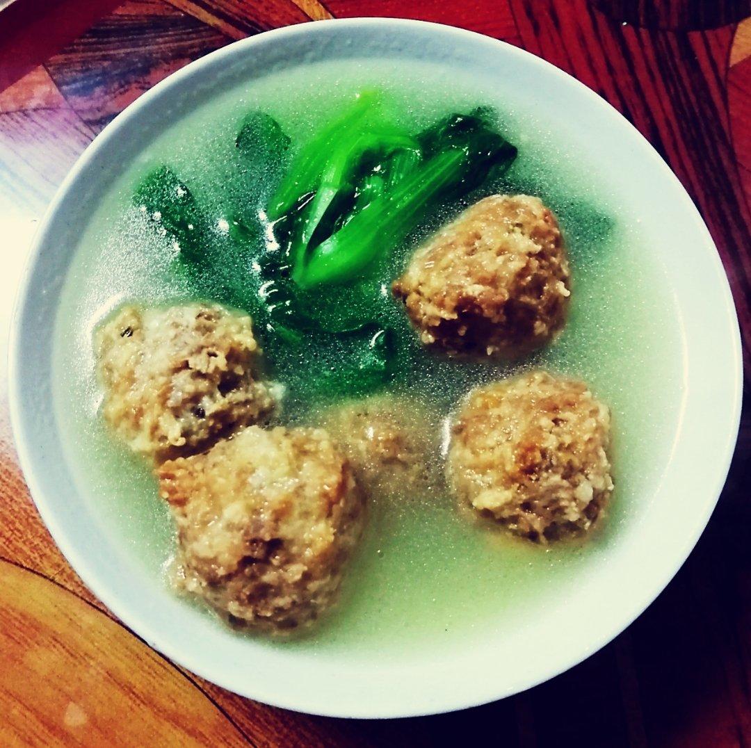 手机用户6553_4yhn做的生汆丸子三鲜汤