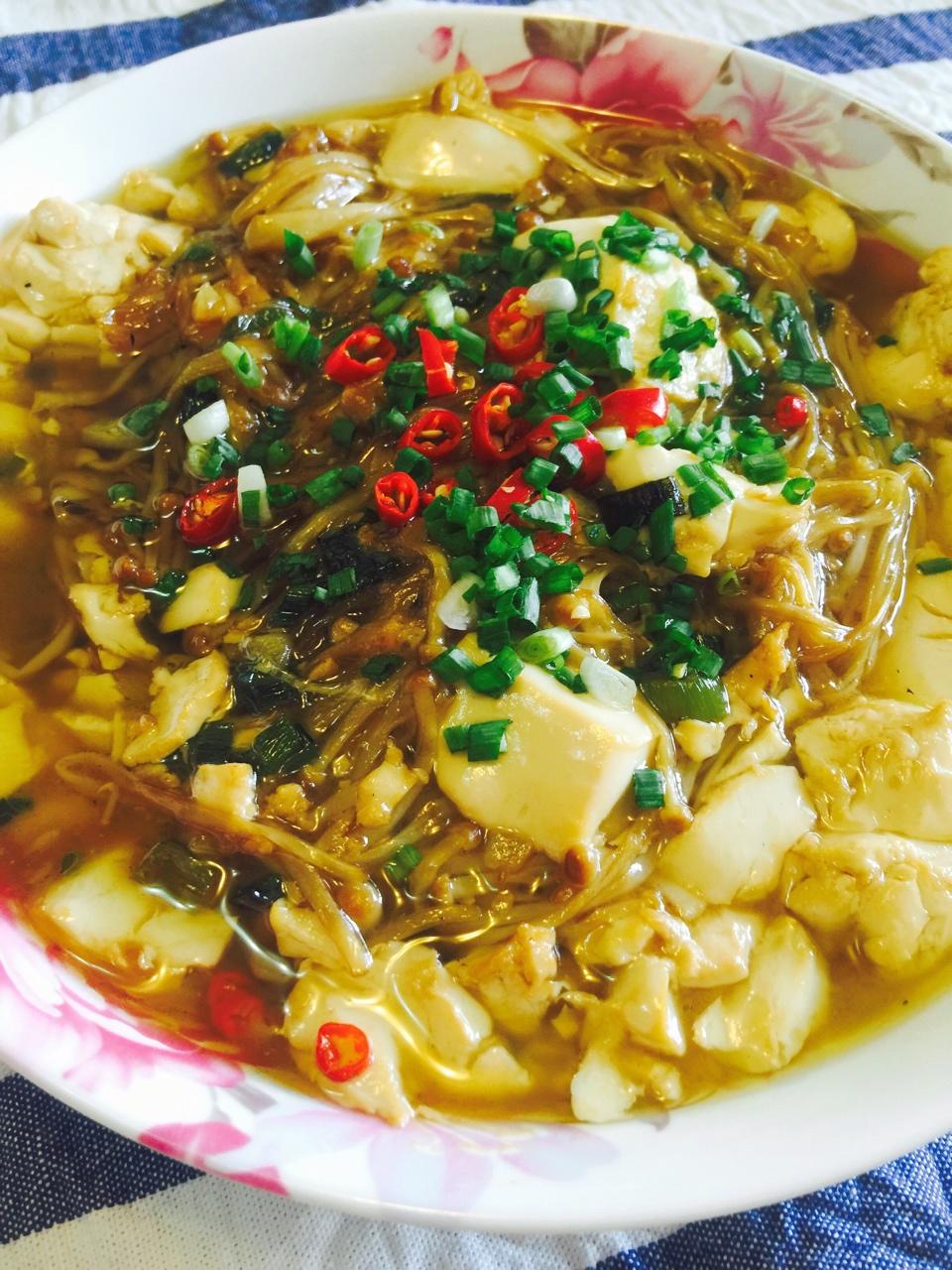 超级下饭菜--金针菇日本豆腐