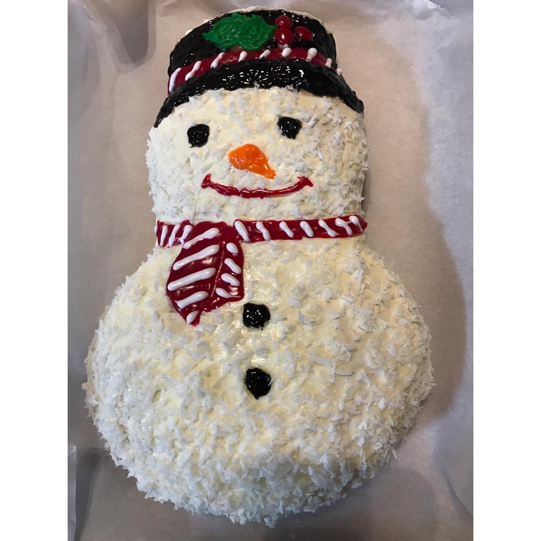 雪人蛋糕