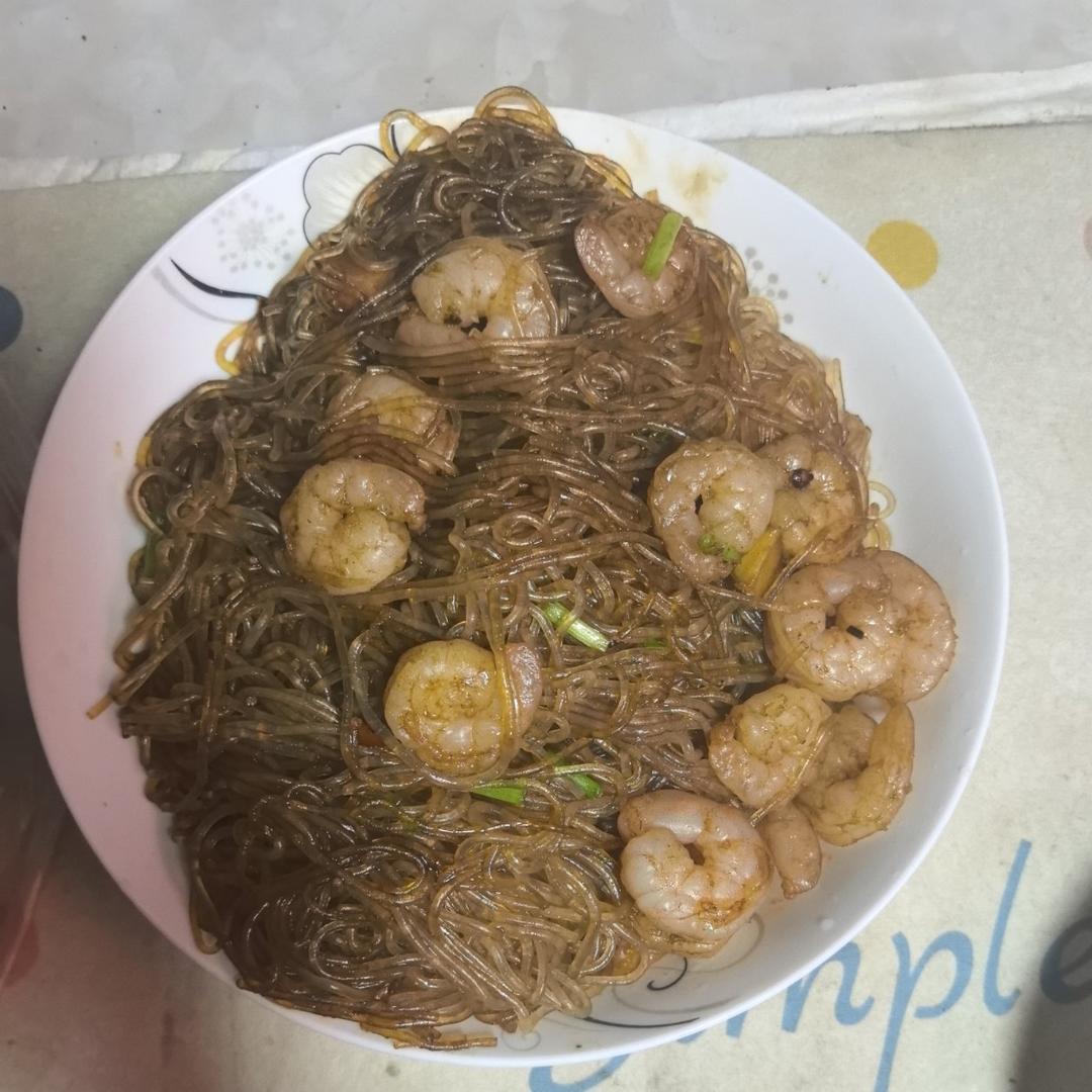 虾仁粉丝煲