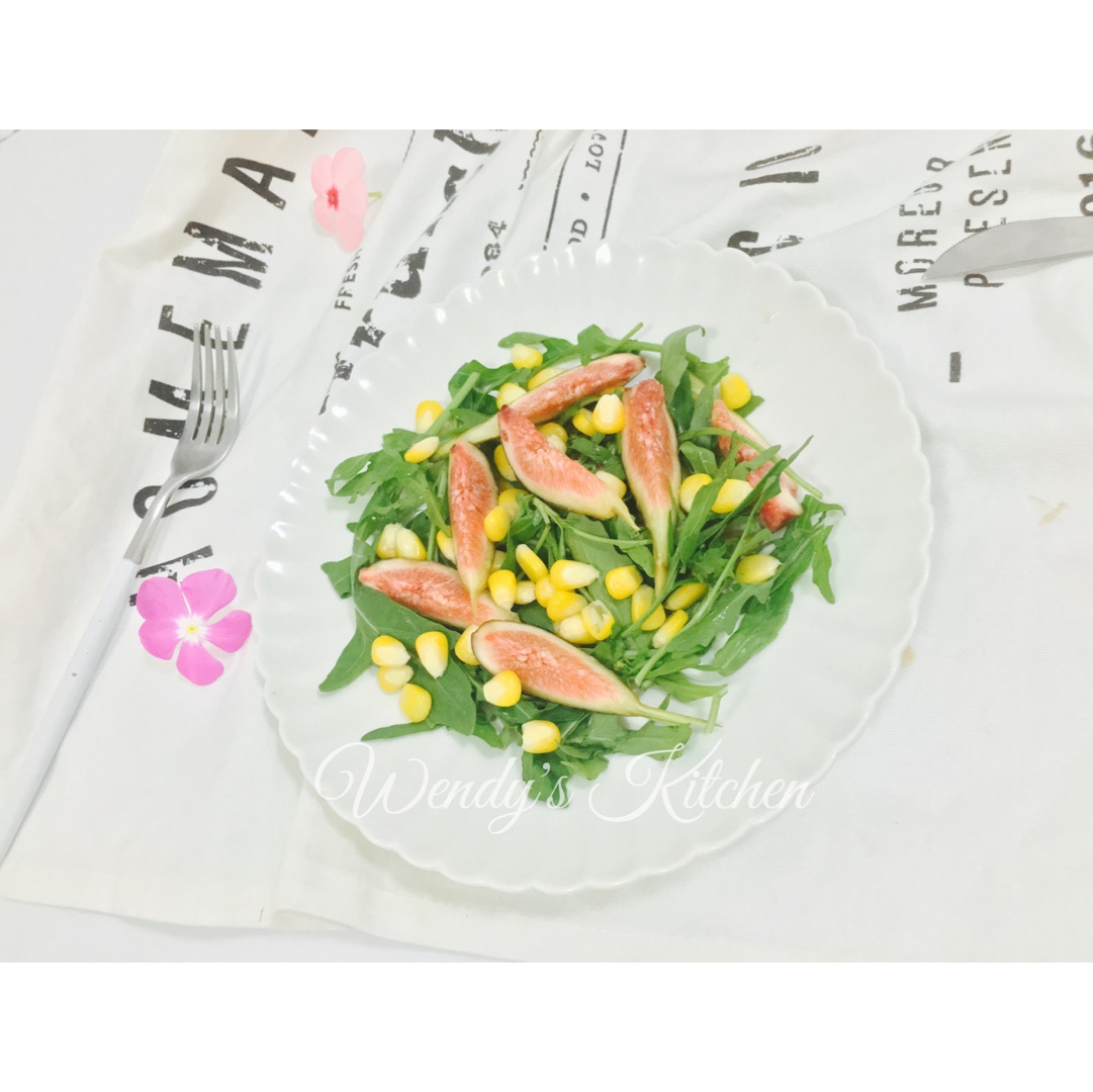 芝麻菜沙拉