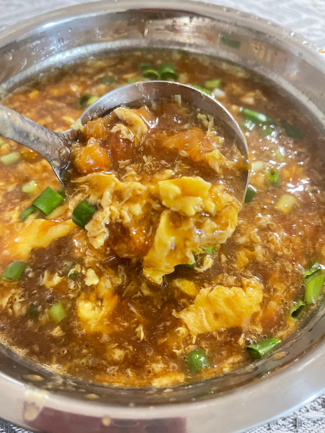 不炒鸡蛋的西红柿鸡蛋打卤面