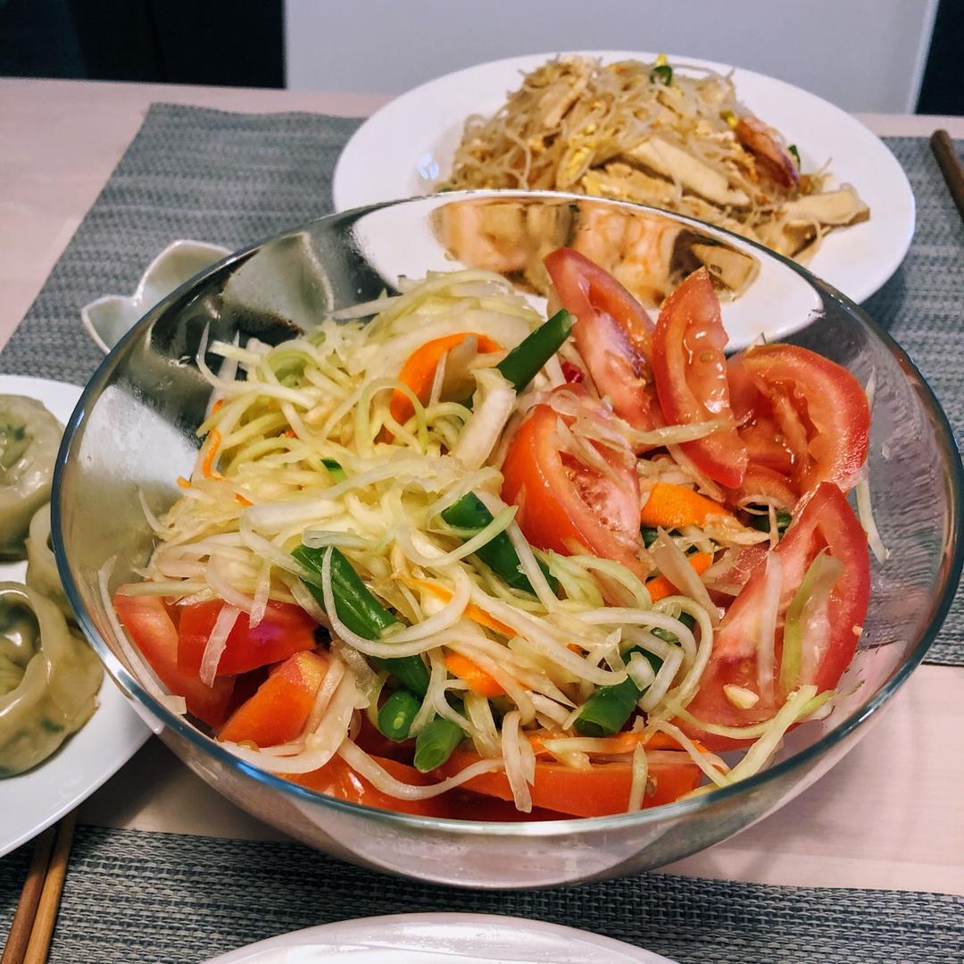 【曼食慢语】泰式青木瓜沙拉