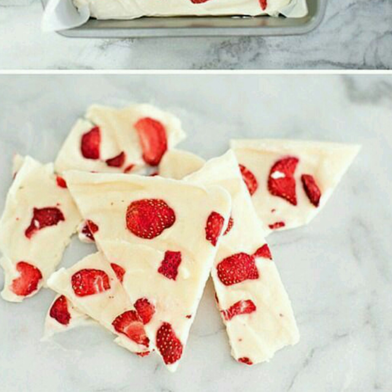 草莓冻酸奶的做法