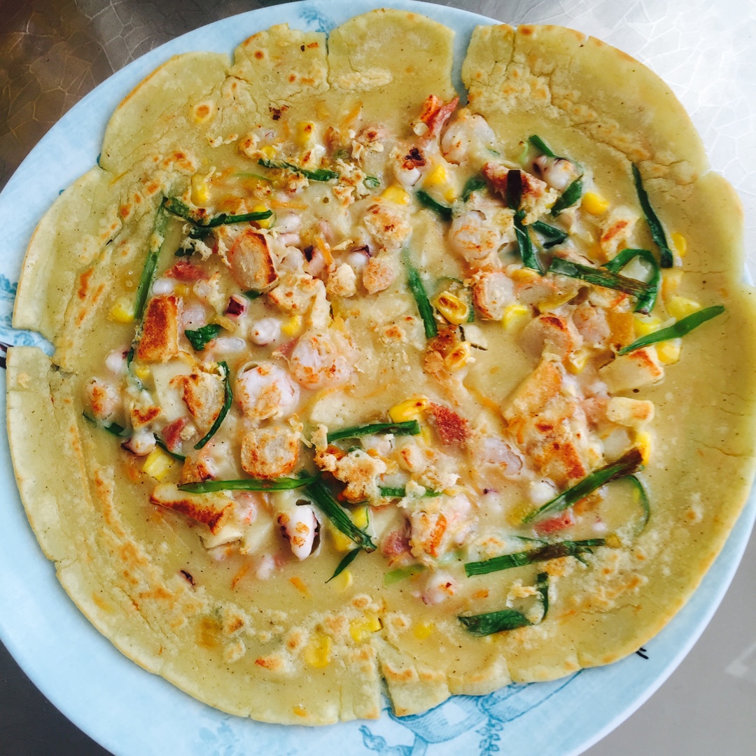 新手零失误美味海鲜饼