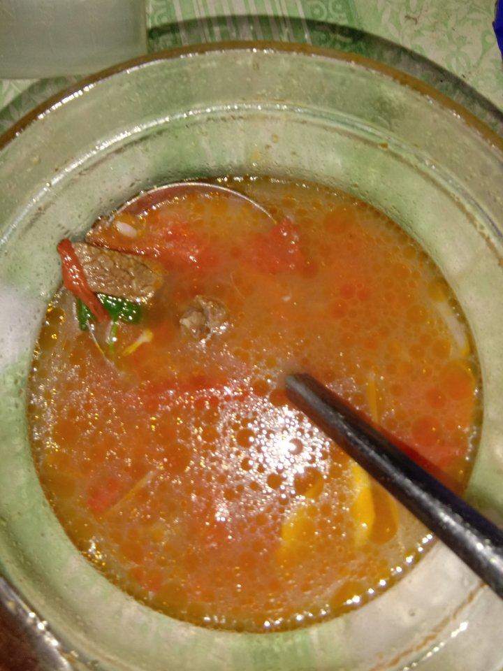 西红柿炖牛肉，酸酸的开胃菜