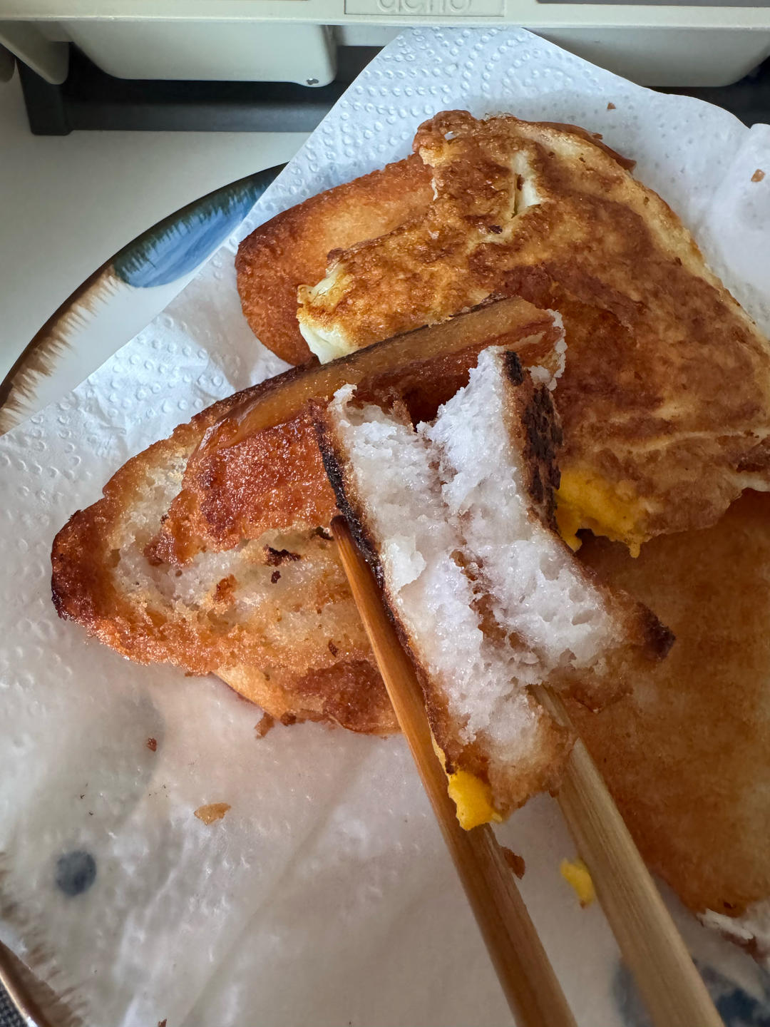 金黄酥脆利口的炸馒头片