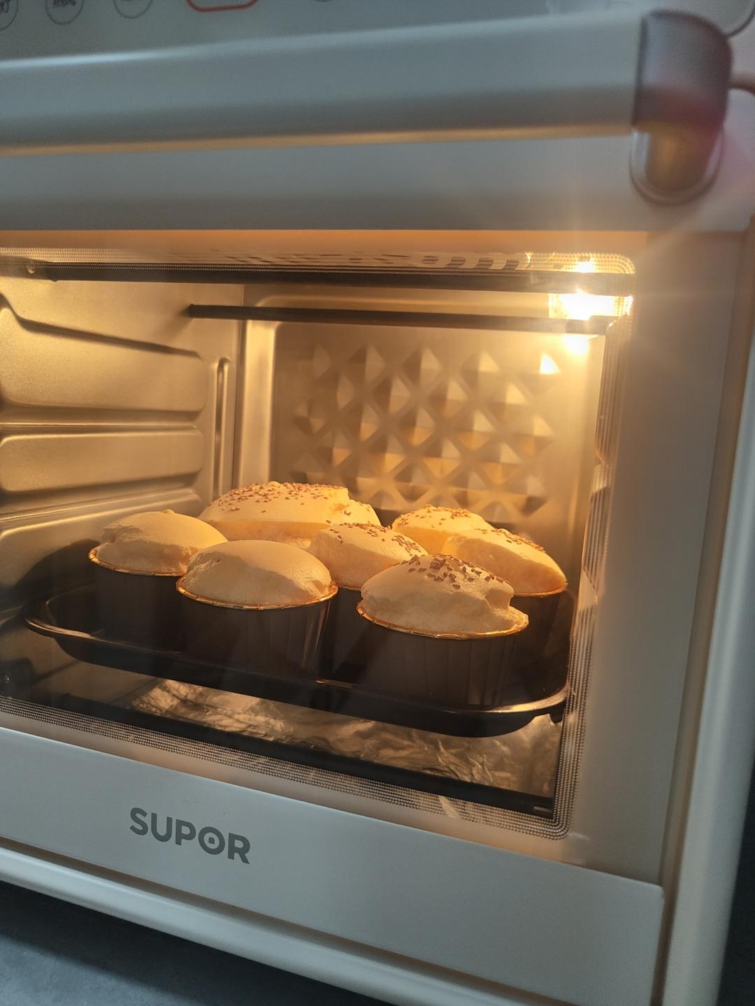 戚风纸杯蛋糕『完美不开裂』