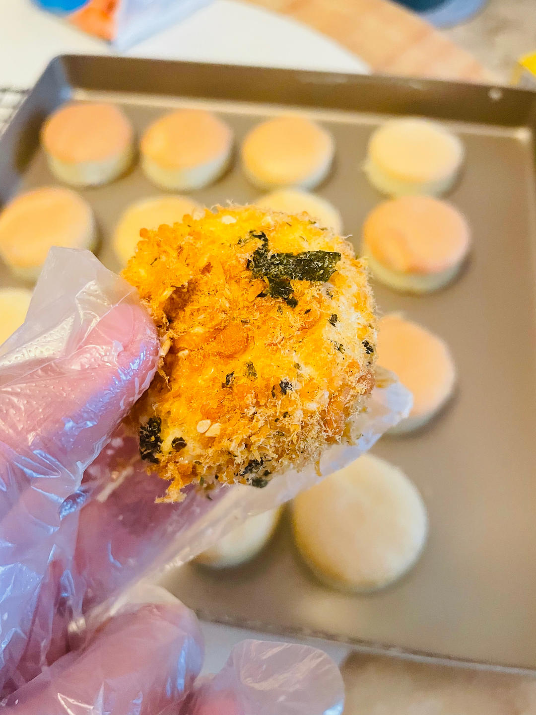 朋友都说比鲍师傅好吃的海苔肉松小贝