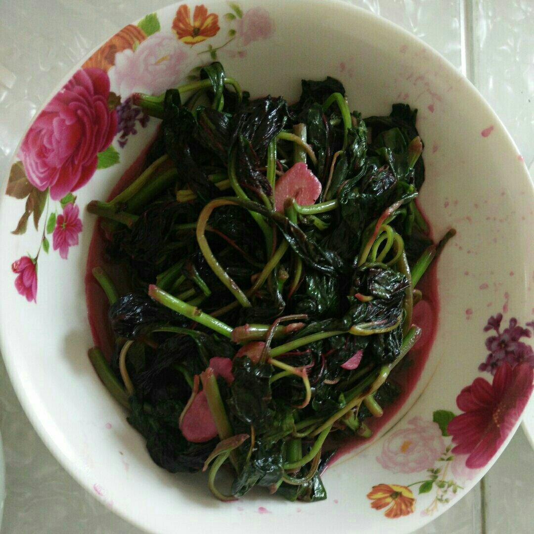 那一碗回忆系列: 红苋菜拌饭