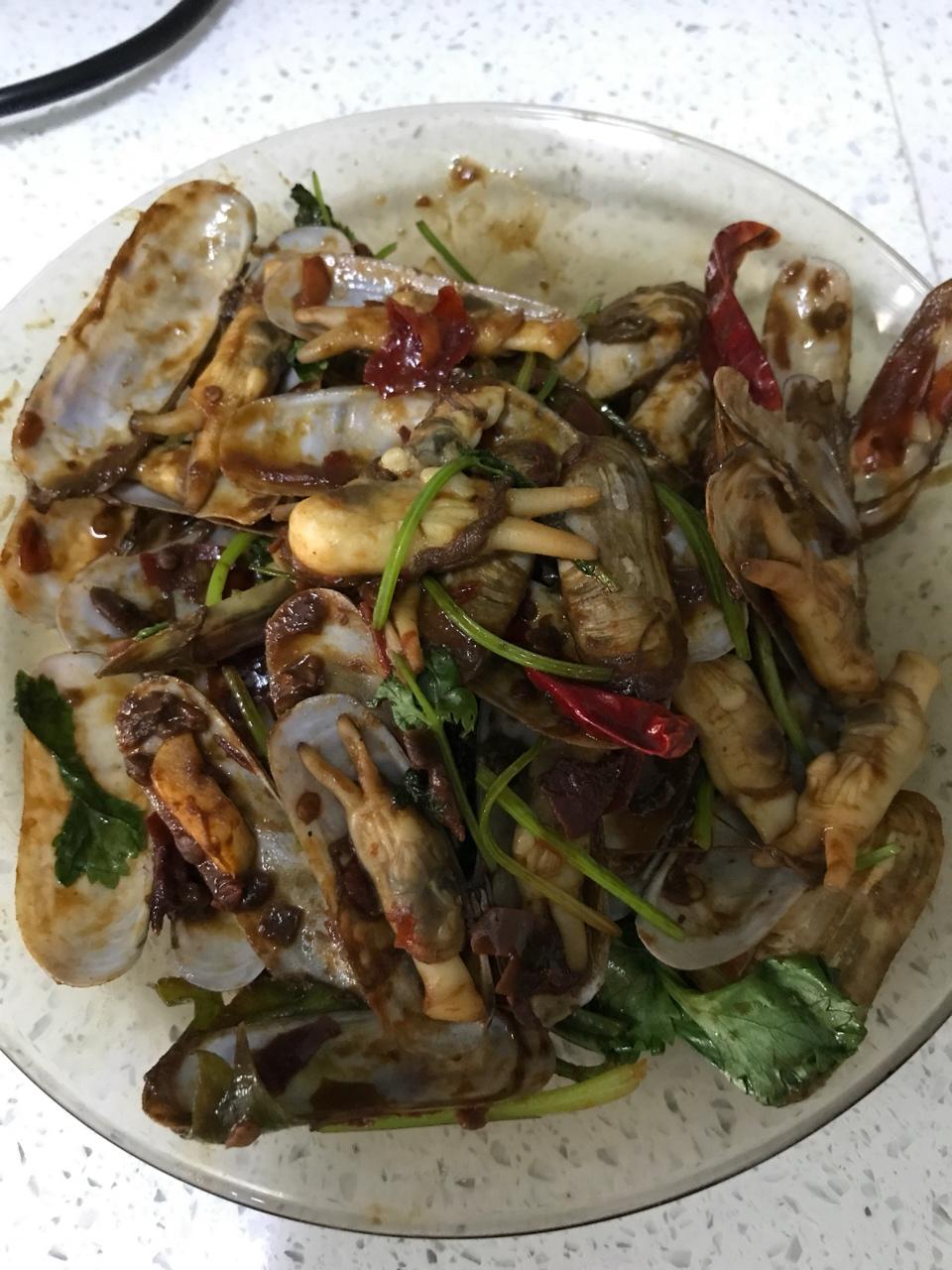 爆炒蛏子