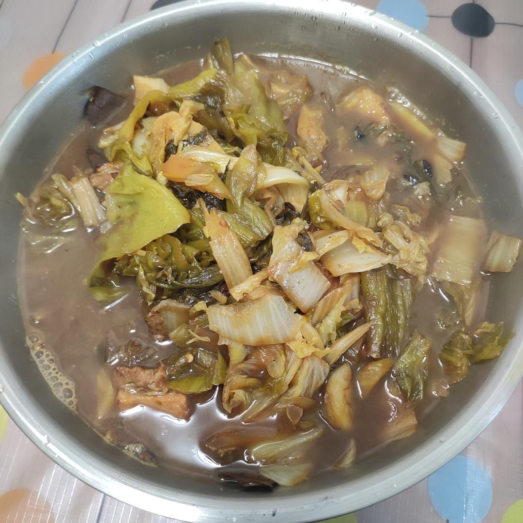 酸菜炖粉条（东北菜馆的味道）无敌好吃