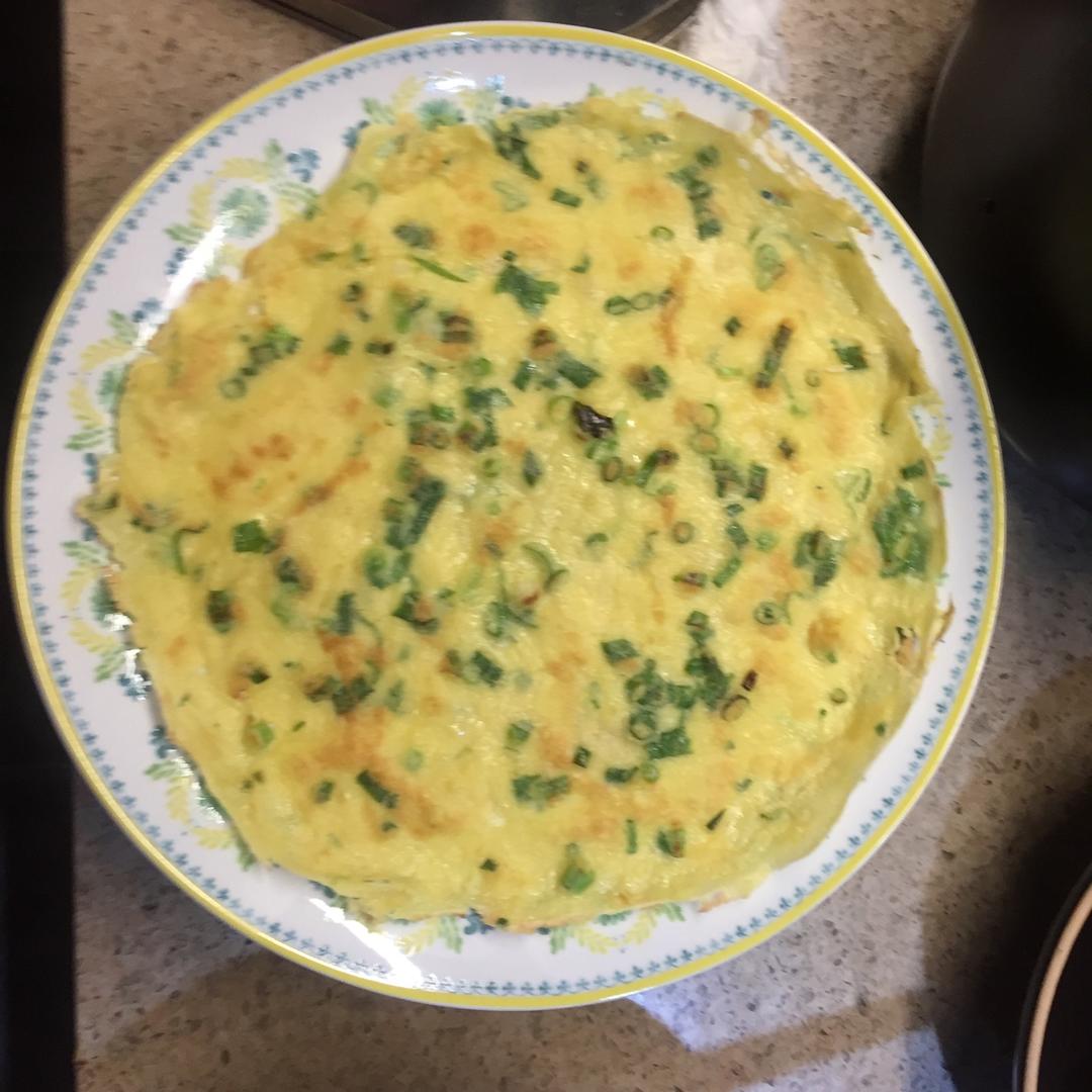 葱花蛋饼（快手营养早餐）