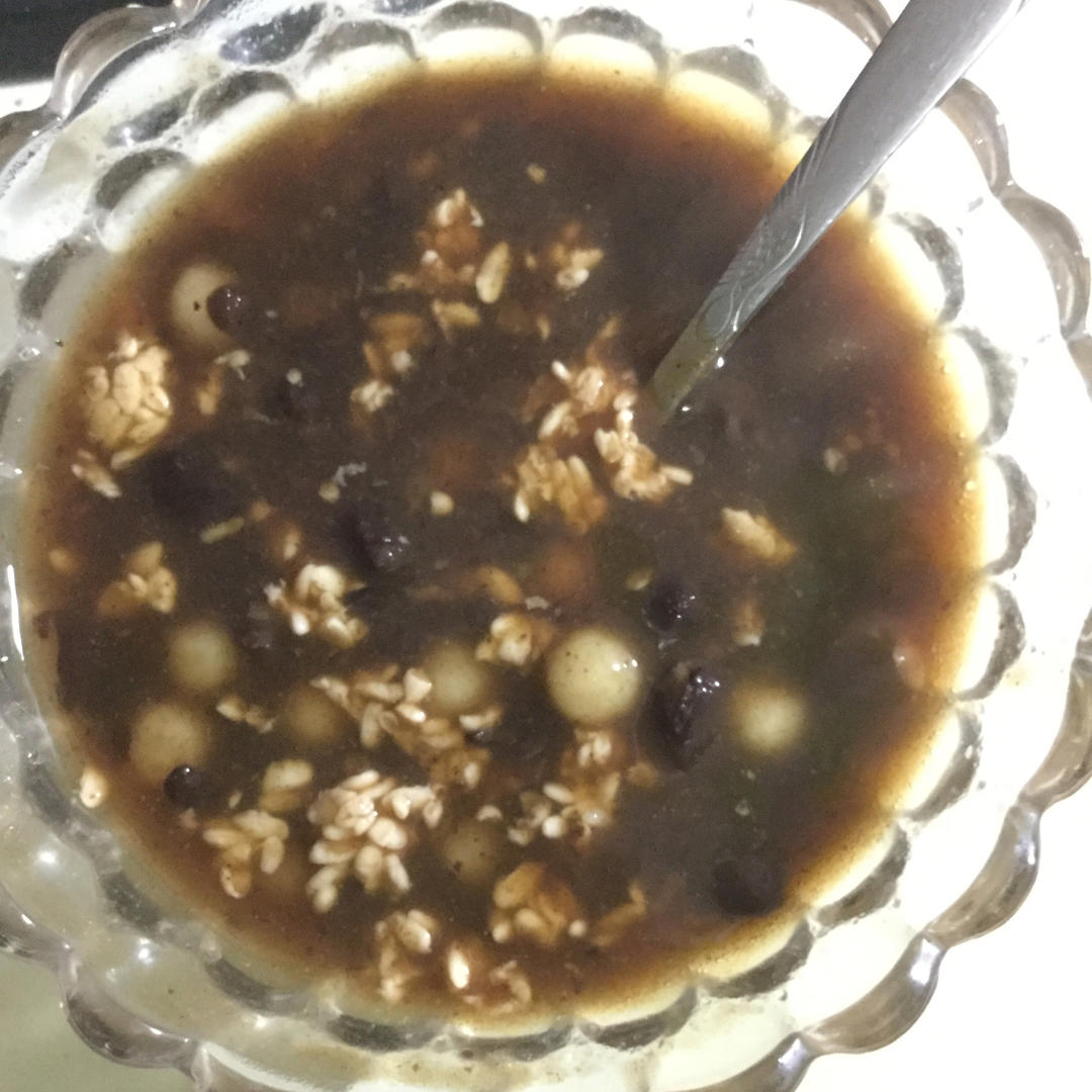 酒酿赤豆小元宵