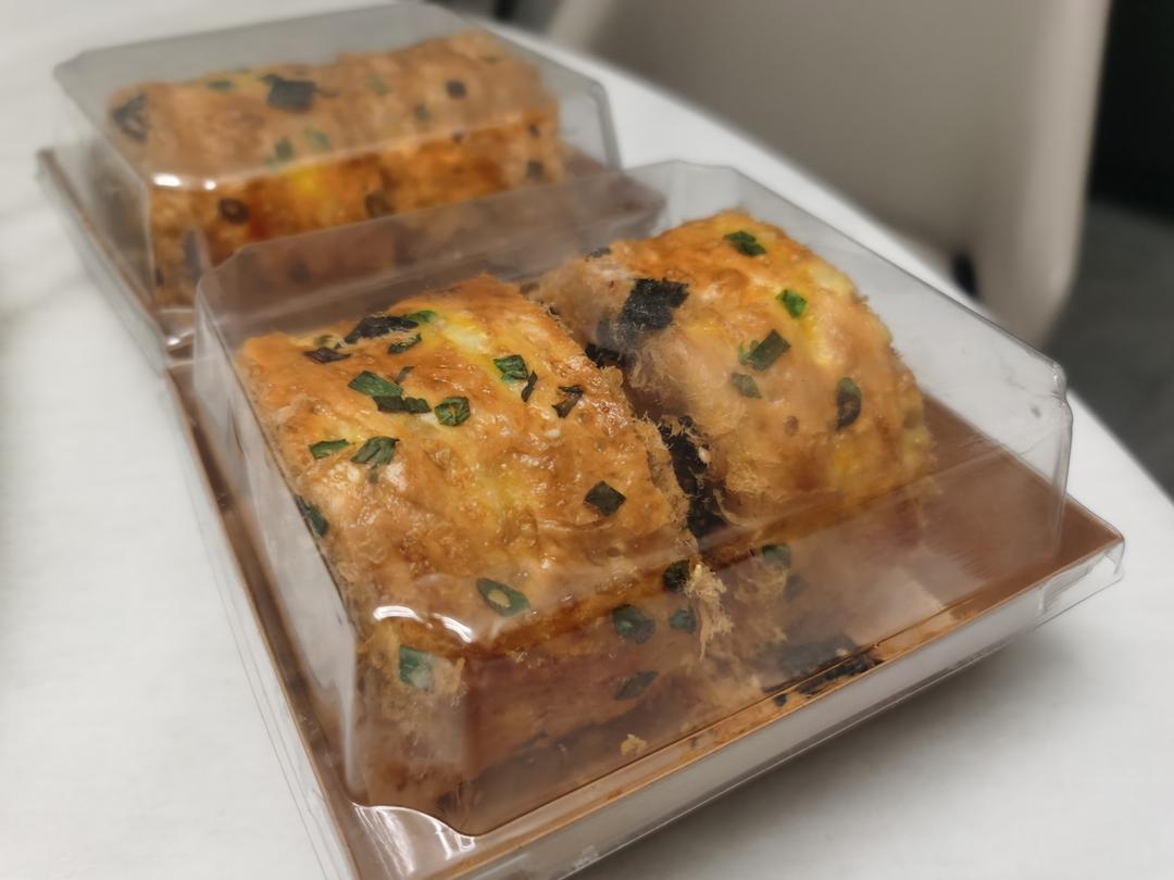 香葱肉松卷 面包肉松卷—水解法