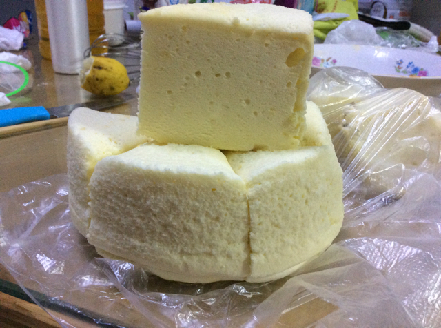 蒸蛋糕。。。清蒸戚风蛋糕---健康营养蒸出来（2蛋6寸）