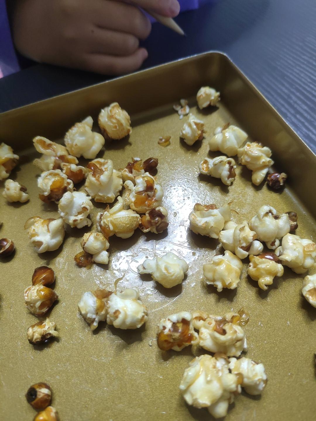 一招搞定小朋友的黄油焦糖爆米花，简单又好吃
