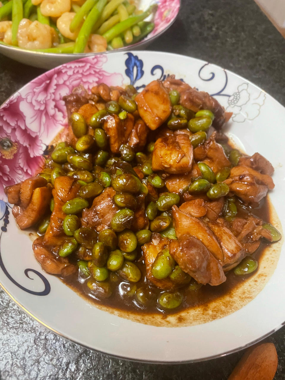 毛豆烧鸡（下酒菜）