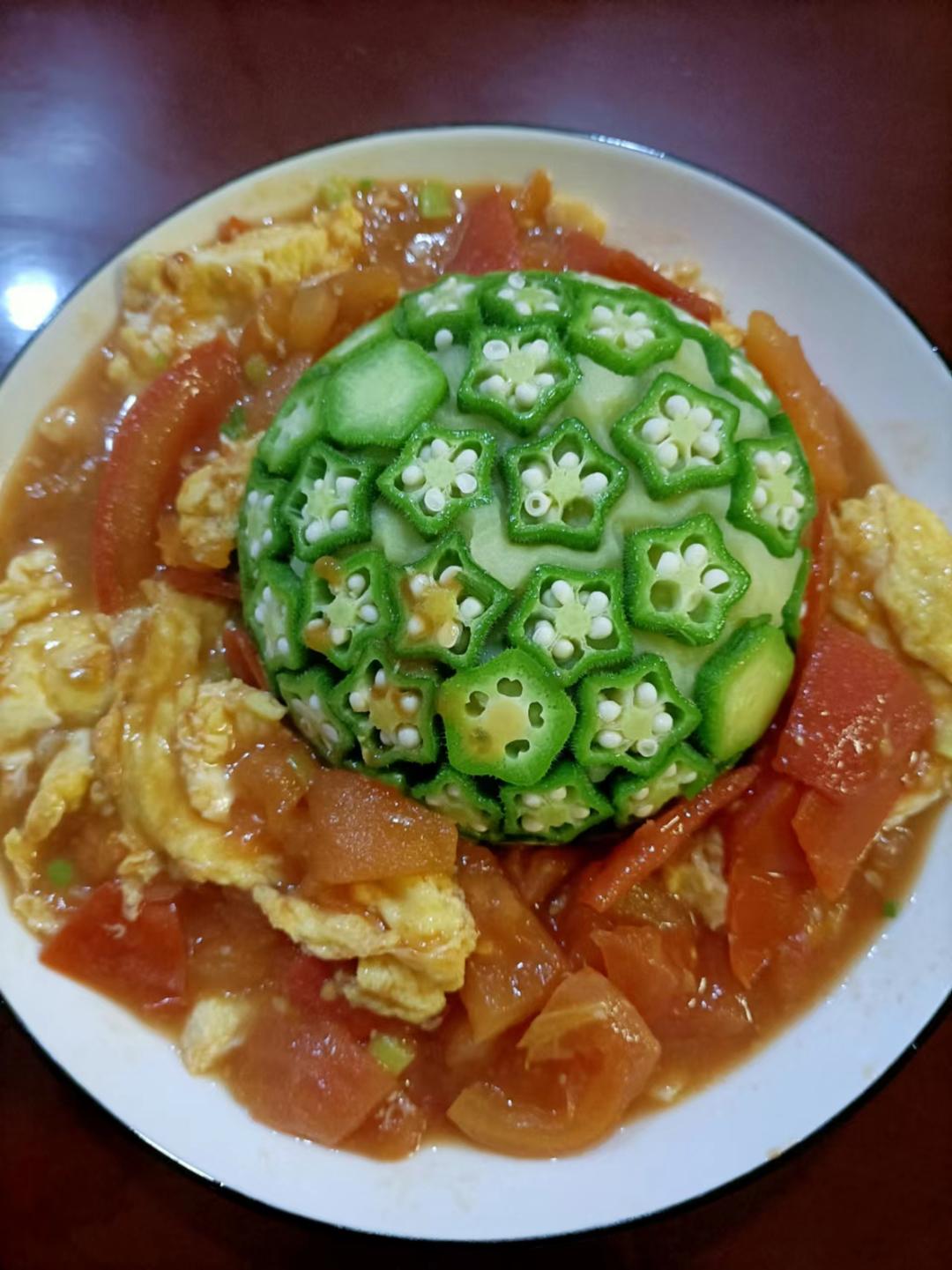 土豆泥秋葵