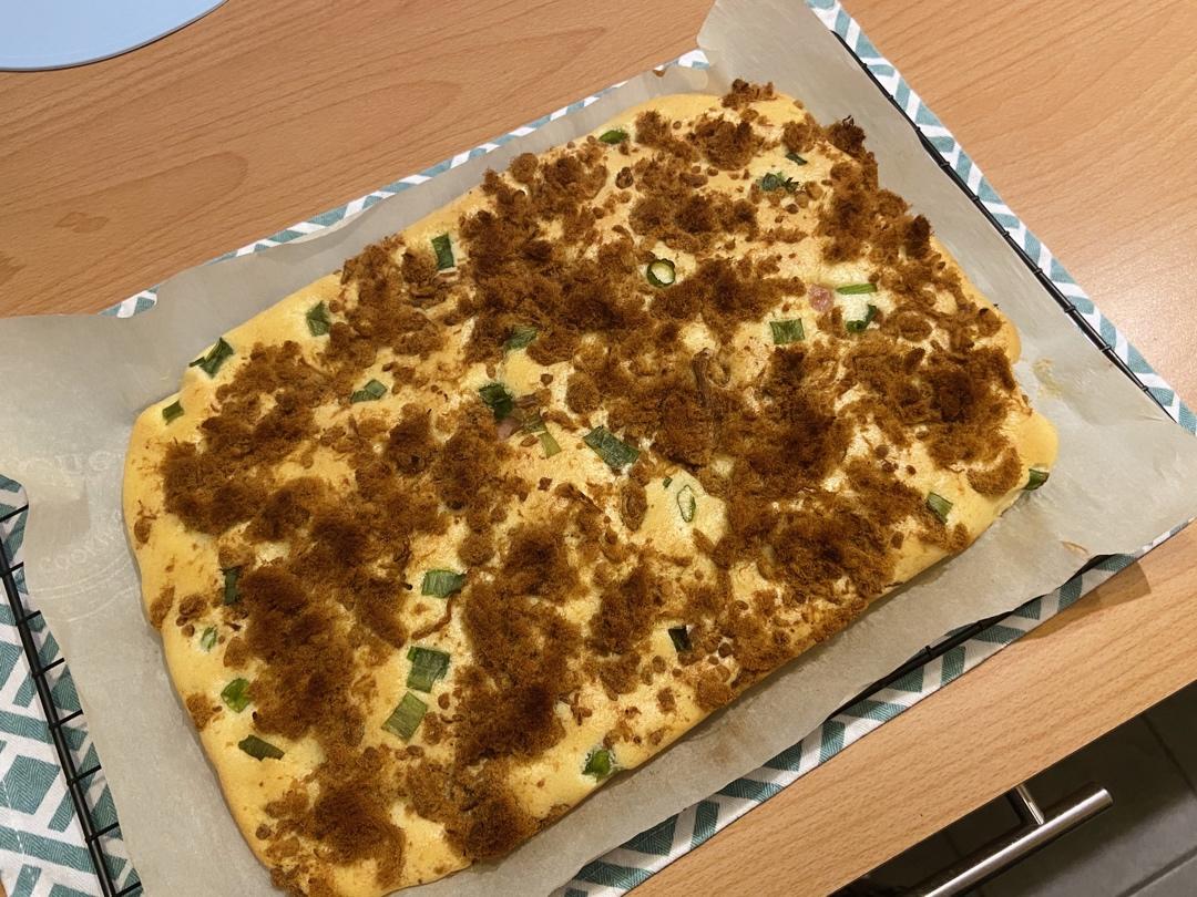 芝士夹心肉松蛋糕🍰