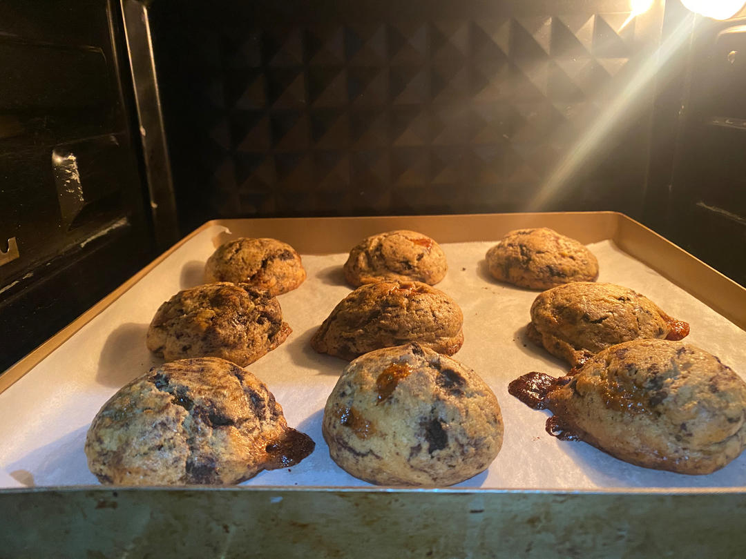 香草海盐巧克力大曲奇