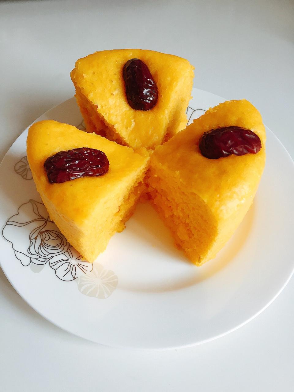 南瓜发糕 Steamed Pumpkin Cake