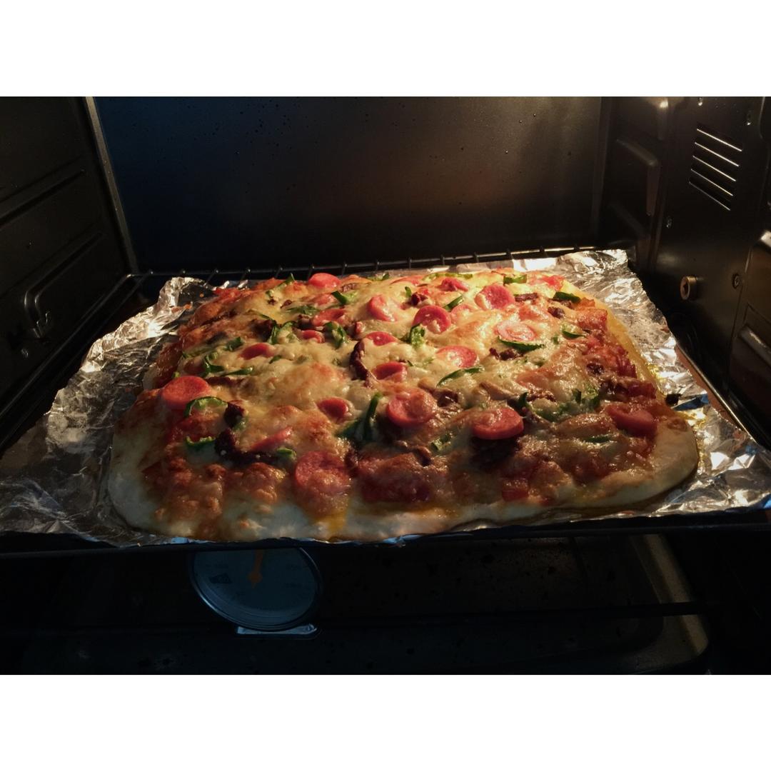 不用酵母的披萨底 No Yeast Pizza Dough