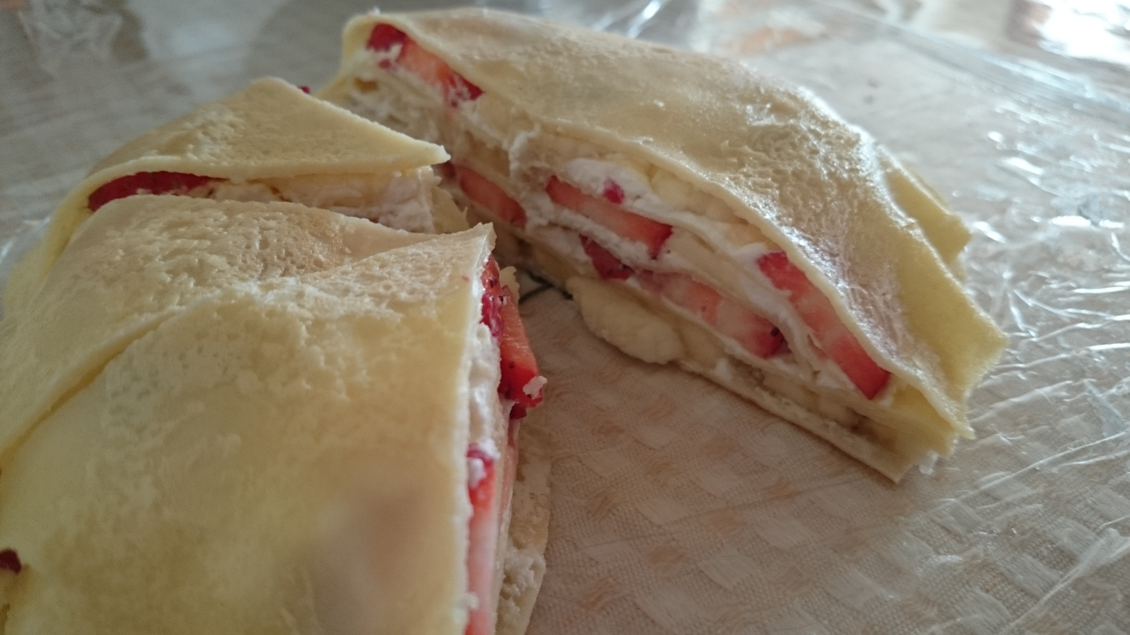 芒果千层蛋糕，100%成功告别煎皮无能