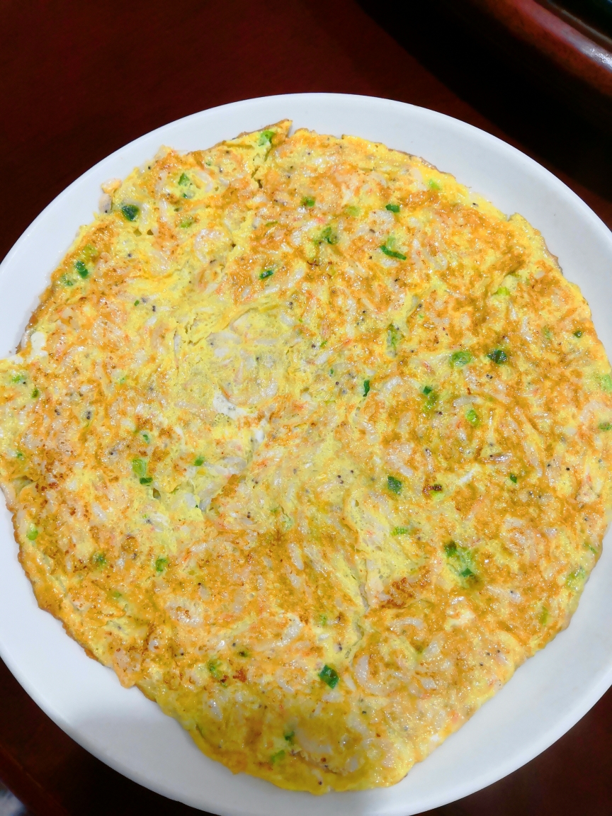 小虾米煎蛋的做法