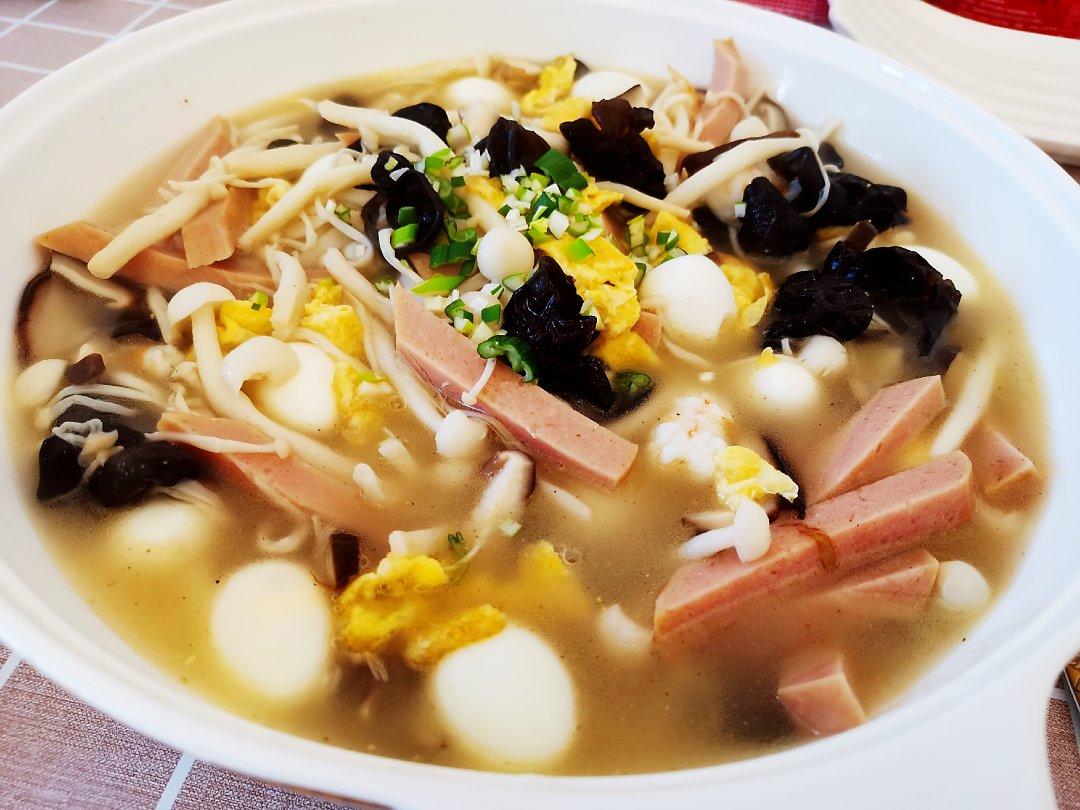 低卡减脂餐~三鲜菌菇汤